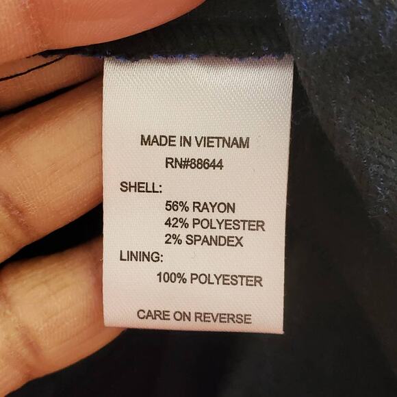 JM Studio John Meyer Blue Tent Style Striped Dress 16 - Picture 8 of 9